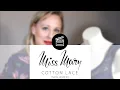 Download Lagu COTTON LACE - Keep it simple with smart front closure.
