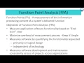 Function Point Analysis