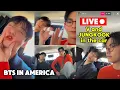 LIVE 🔴 JUNGKOOK and TAEHYUNG Instagram Live in LA while in the car | JHOPE with Justin! (BTS 2025)