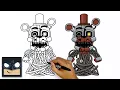 How To Draw FNAF Molten Freddy