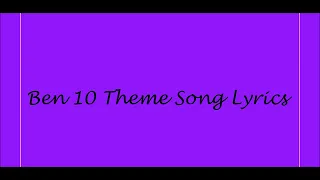 Ben 10 Theme Song