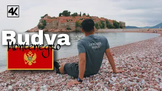 Budva Montenegro City walk tour | Drone video