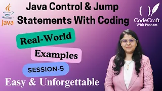 Java Control Statements Jump Statements Explained with Coding 2025 CodeCraft with Poonam