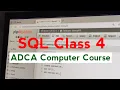 ADCA Computer Course SQL Class 4