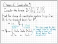 Linear Algebra Example Problems - Change of Coordinates Matrix