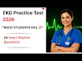 EKG Practice Test 2026 NHA CCMA Exam Questions Heart Rhythm - Must Know