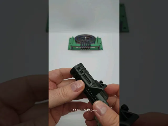 Minigun Keychain — Functional Blaster video thumbnail