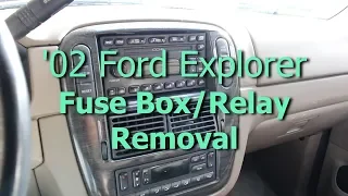 How To Remove Ford Explorer Fuse Relay Box