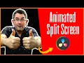 Easy Animated split screen in Davinci Resolve