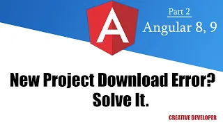 Solve cache error and new project download error in angular Angular Angular Tutorial