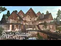Bloxburg Rustic Hilltop Mansion Roblox Bloxburg Speedbuild