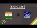 Indian Flag in basic 256 Blue orbiter