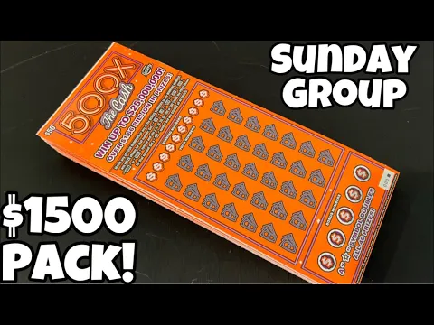 Download MP3 500X The Cash!! | Scratching a $1500 pack of Florida Lottery Tickets!!