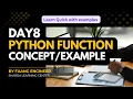 Python Functions Explained Learn Functions Arguments Lambda Recursion in Python