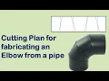 how to fabricate elbow from pipe