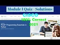 Modules-1 Solution 100 correct 2021