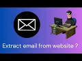 Extract email from website email extractor email extractor extension