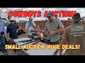 Cowboy s Consignment Auction small but has it All