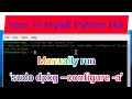 How To Install Python Idle in Raspberrypi Manually run sudo dpkg -configure - a