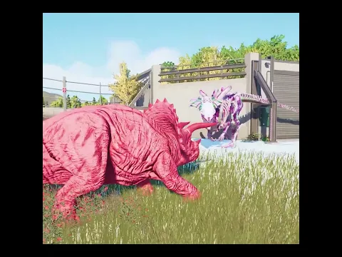 (🦖Jurassic World Evolution 2)Mommy Long Legs T-Rex vs Brachiosaurus,Spinosaurus Dinosaurs Fight