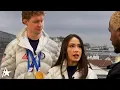Lagu Madison Chock \u0026 Evan Bates’ Moms CRASH Interview After Silver Medal Win