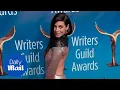 Jamie Lynn Sigler shines in black gold at 2019 WGA Awards
