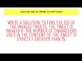 Leetcode SQL 50 Invalid Tweets