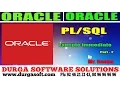 Oracle Tutorial onlinetraining Execute Immediate part-2 by Basha