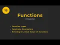 Function Declaration in Javascript Functions Type - 1
