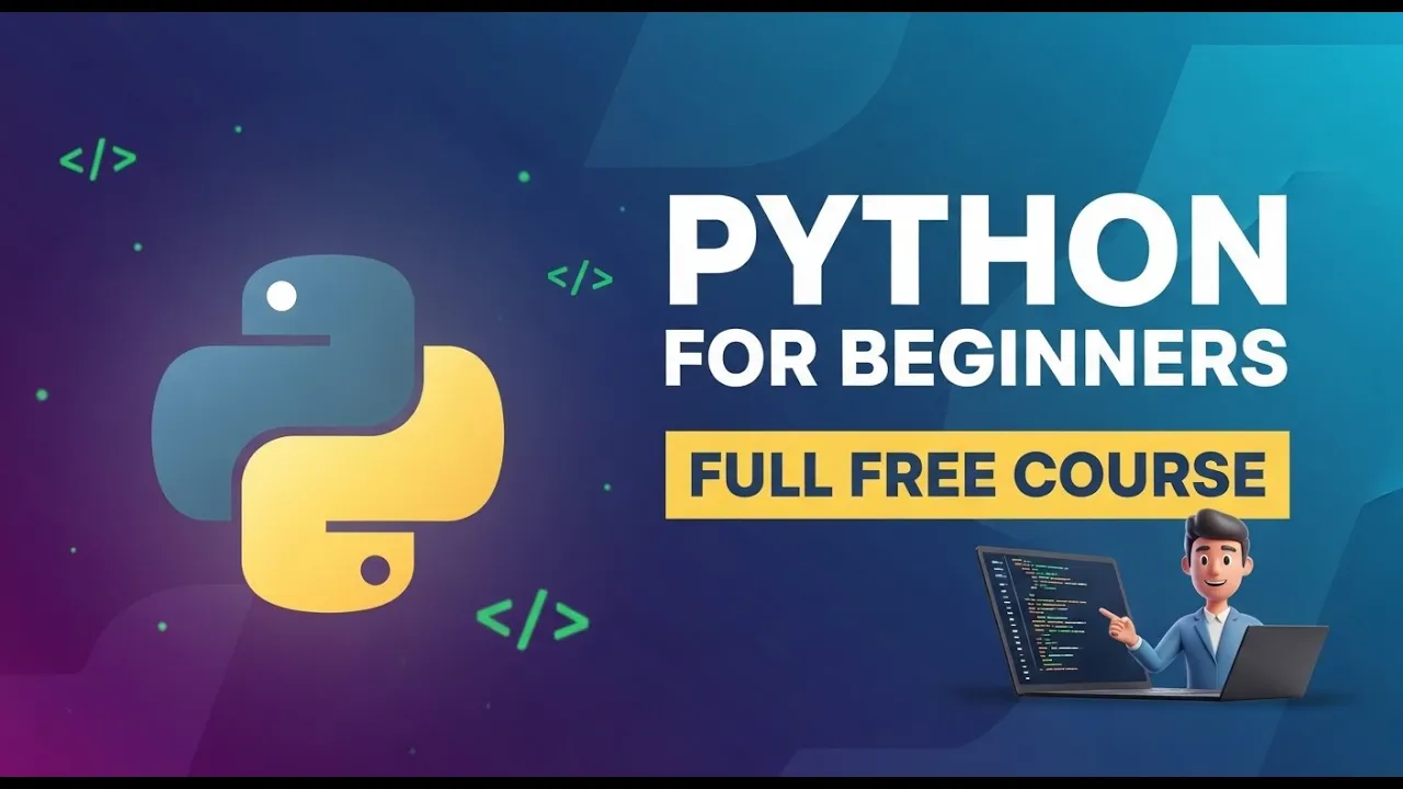 Python for Absolute Beginners: Full Free Course