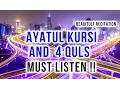 Download Lagu Beautiful Ayatul Kursi - Surah Four 4 Quls - Surah al Kafiroon - Ikhlas - Al-Falaq - An Nas