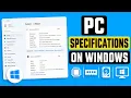 See Everything About Your PC in Seconds - CPU RAM GPU Storage Details