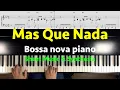 Download Lagu Bossa NovaPiano -Mas Que Nada- Jorge Ben Jor /Sheet Music \u0026 Synthesia