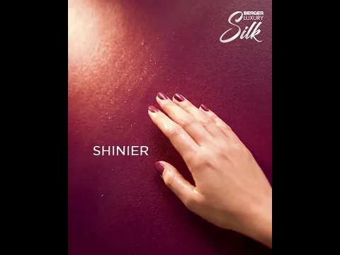 Take your walls to a whole new level of shine with the New Berger Luxury Silk Super Sheen