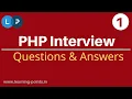 Why PHP PHP interview questions and answers Interview preparation Learning Points