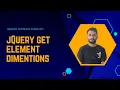 jQuery Element Dimension Tutorial The Ultimate Guide Part 17