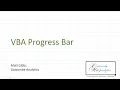 Easy to use VBA progress bar in Excel - free download