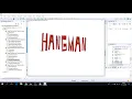 Java Game Programming - HangMan Part-7 Button Menu Scene