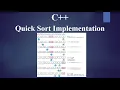 Quick Sort Using C Data Structure Full Course using c C for data structure