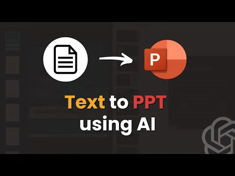 MagicSlides 실제 작동 모습 - 텍스트를 PowerPoint 프레젠테이션으로 변환하는 것이 얼마나 쉬운지 확인하세요. - Video to PPT Converter Tutorial