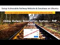 Remote Code Execution on Railway Website Setup Vulnerable Railway Website Database on Ubuntu