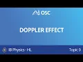 Doppler effect IB Physics HL