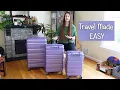 Travel Made Easy Lightweight Merax Hardshell Luggage