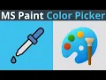 How To Copy Image Color Codes HEX RGB And HSV Using Microsoft Paint Color Picker Tool