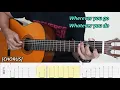 Download Lagu Right Here Waiting - Richard Marx - Fingerstyle Guitar Tutorial TAB + Chords +s