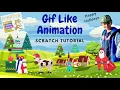 Kiddo Koder - MIT Scratch Tutorial GIF like Animation in Scratch using Forever wait code block