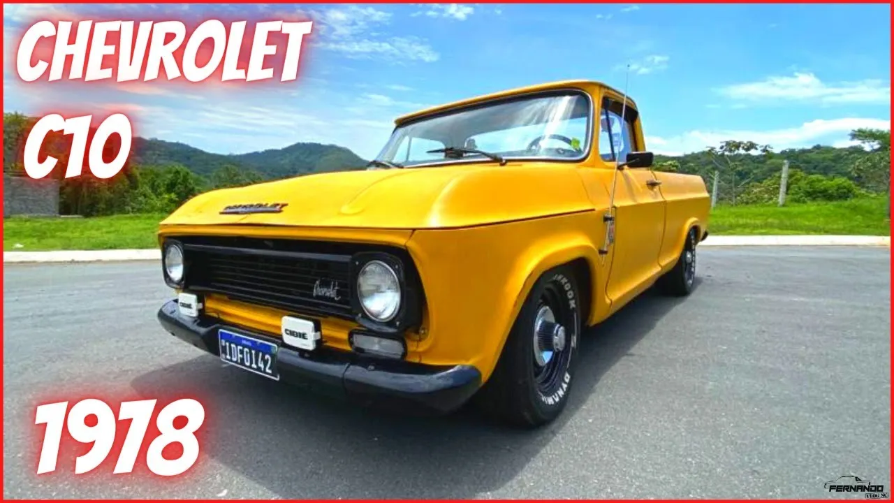 CHEVROLET C10 MOTOR 6 CILINDROS ANO 1978 "PROJETINHO TOP"