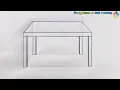 How to draw a Table Creative Drawing Technique
