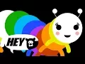 Download Lagu Hey Bear Sensory - Rainbow Caterpillar - High contrast video with music