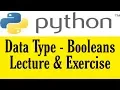 9 Data Type - Booleans In Python Python Full Course